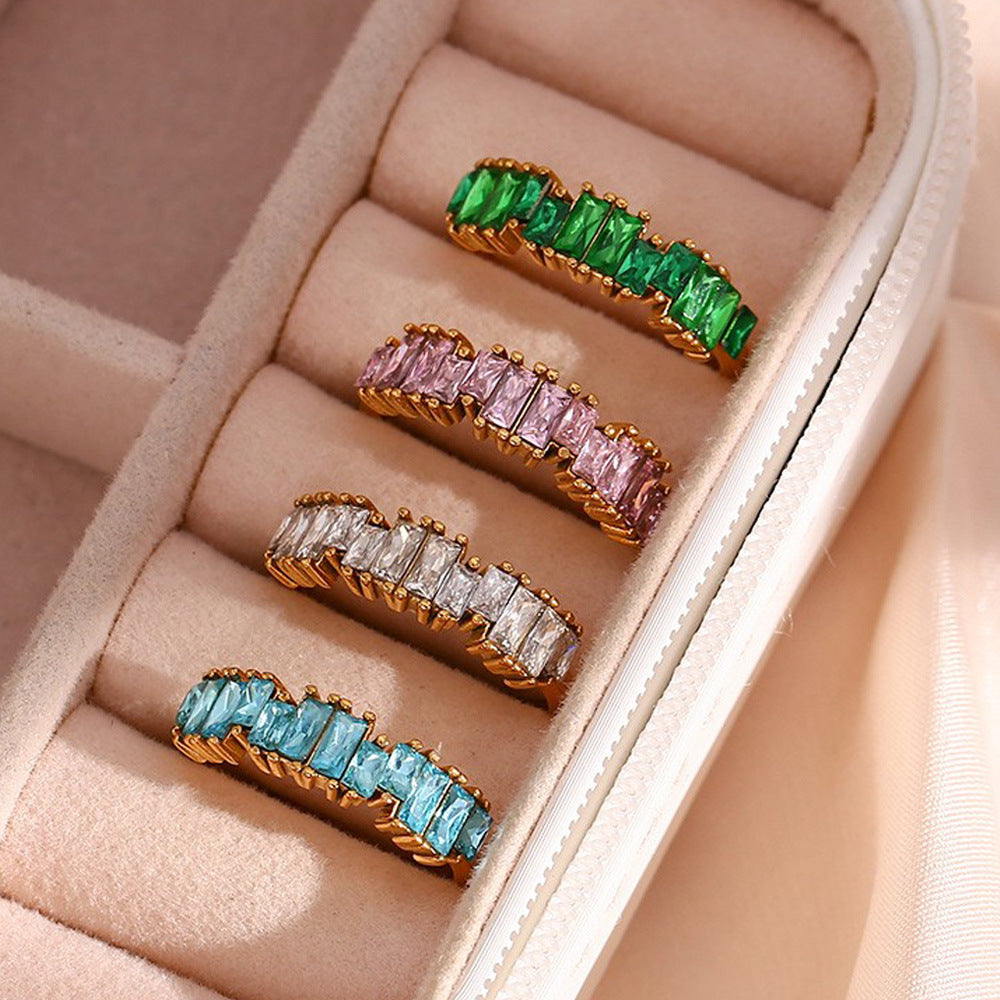 Color Diamond Ring