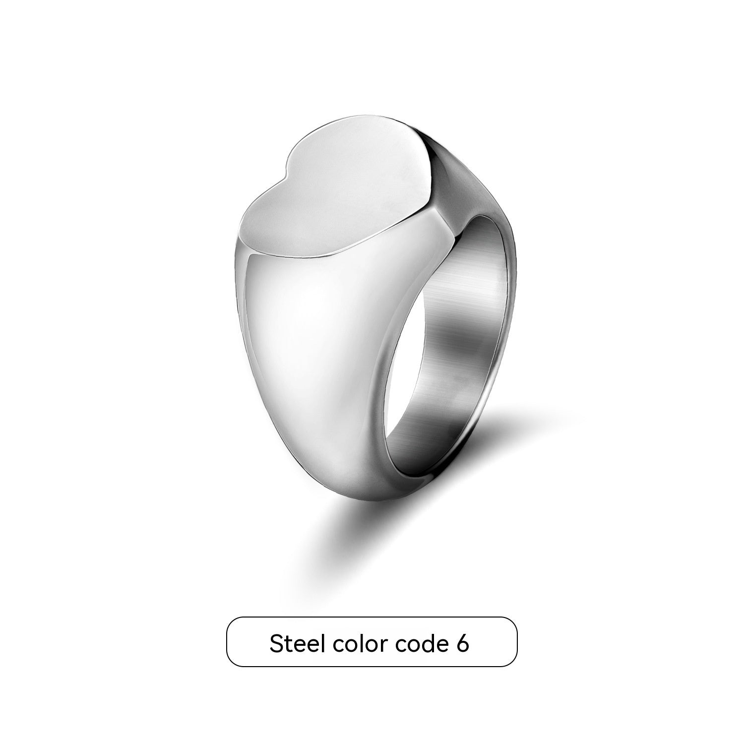 Heart Ring Silver