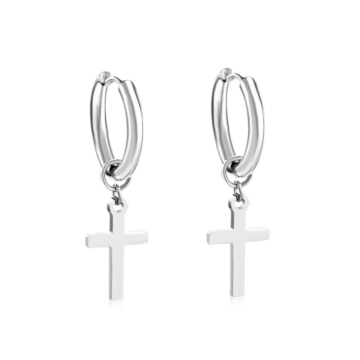 Cross earrings