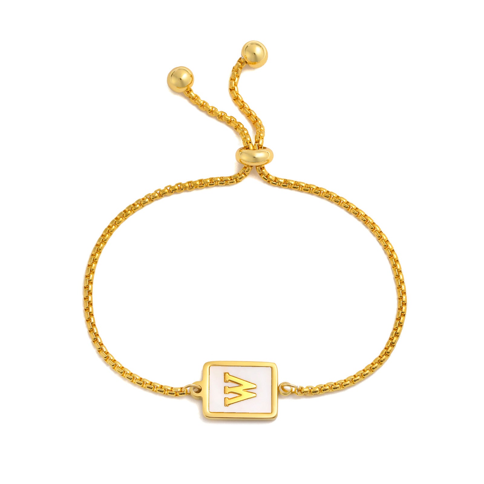 Block Letter Bracelet