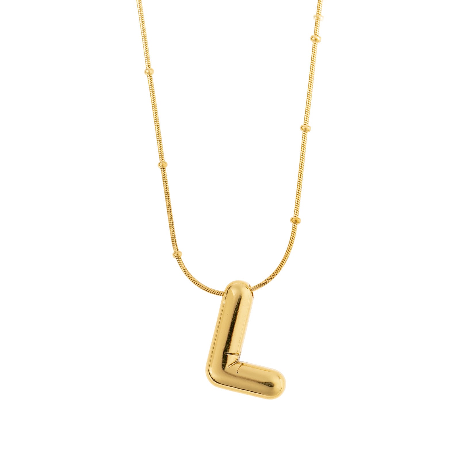 Bubble Letter Necklace