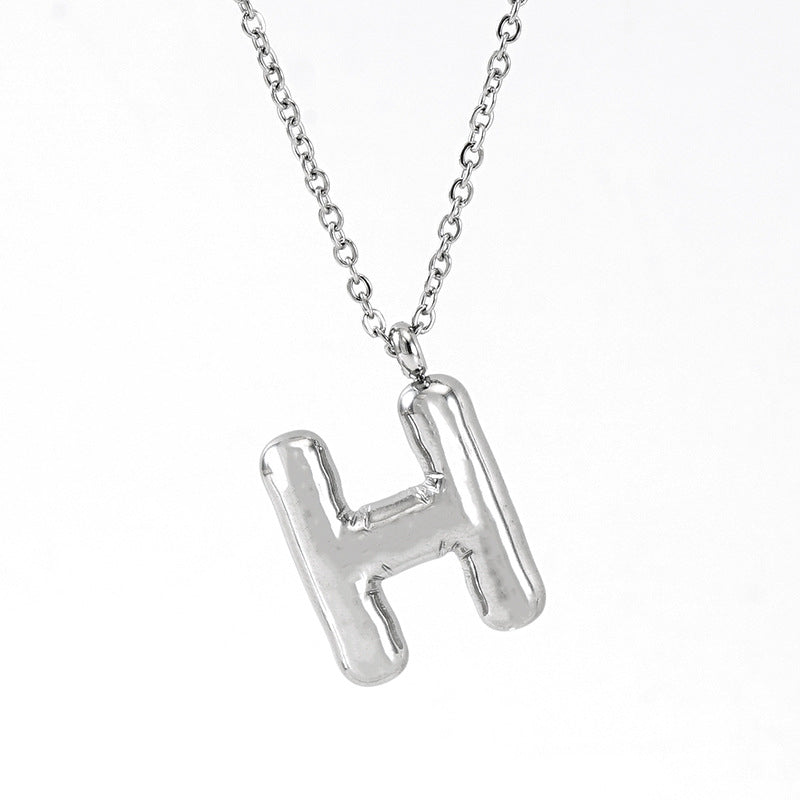 Bubble Letter Necklace