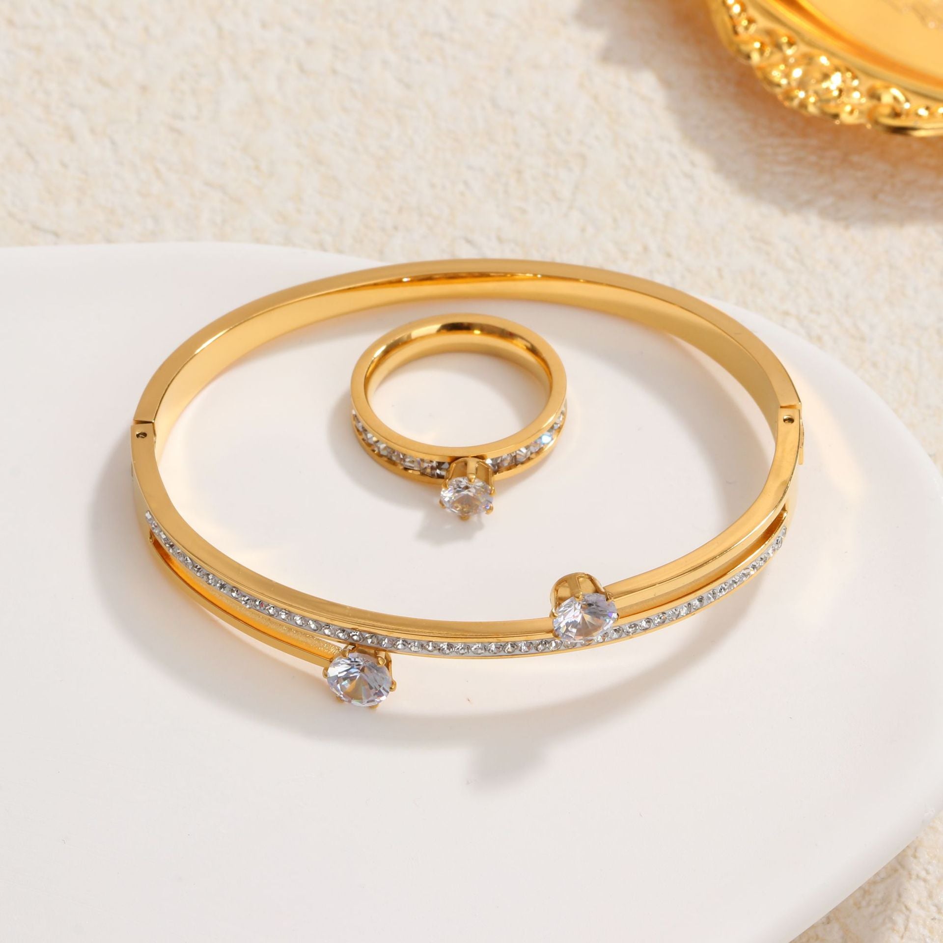 Diamond Combo Bracelet/Ring