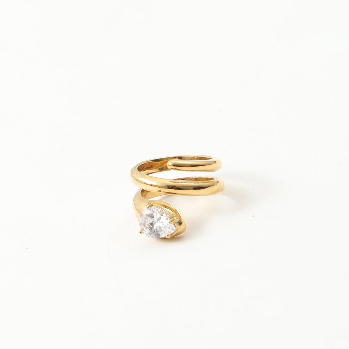 Snake Diamond Ring