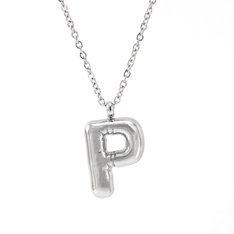 Bubble Letter Necklace