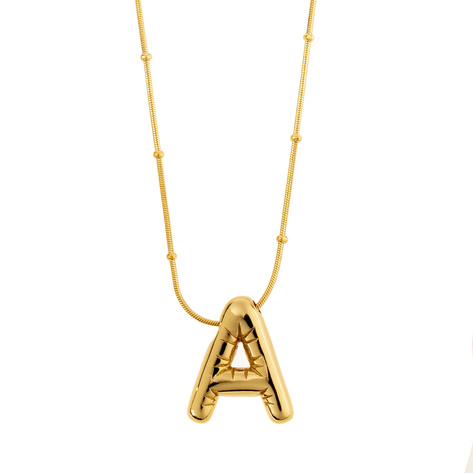 Bubble Letter Necklace