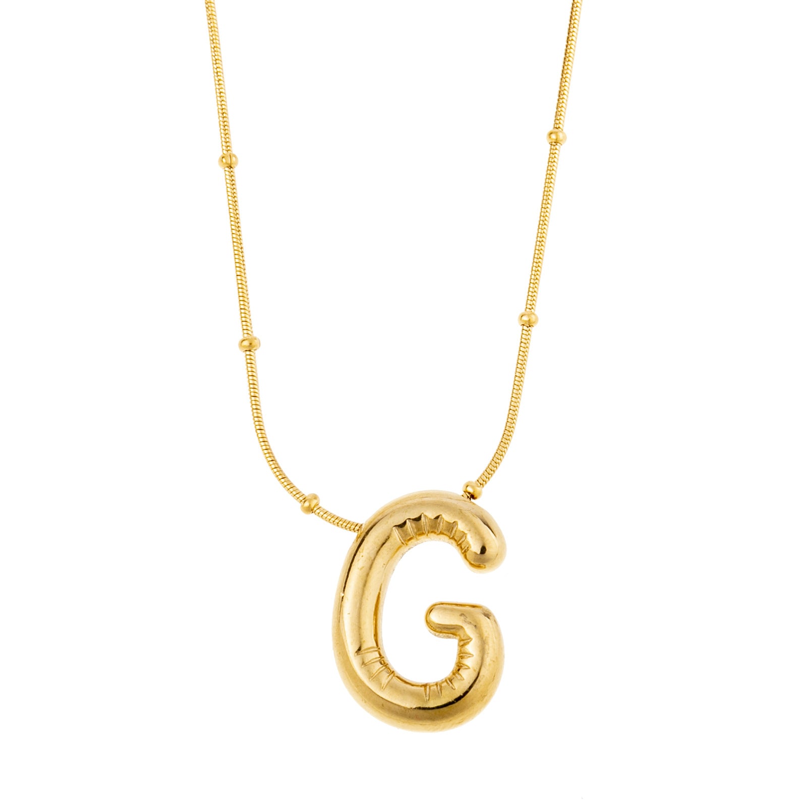 Bubble Letter Necklace