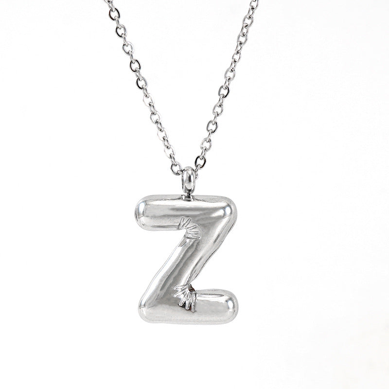 Bubble Letter Necklace