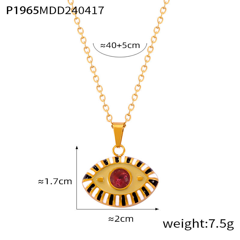 Eye Diamond Necklace