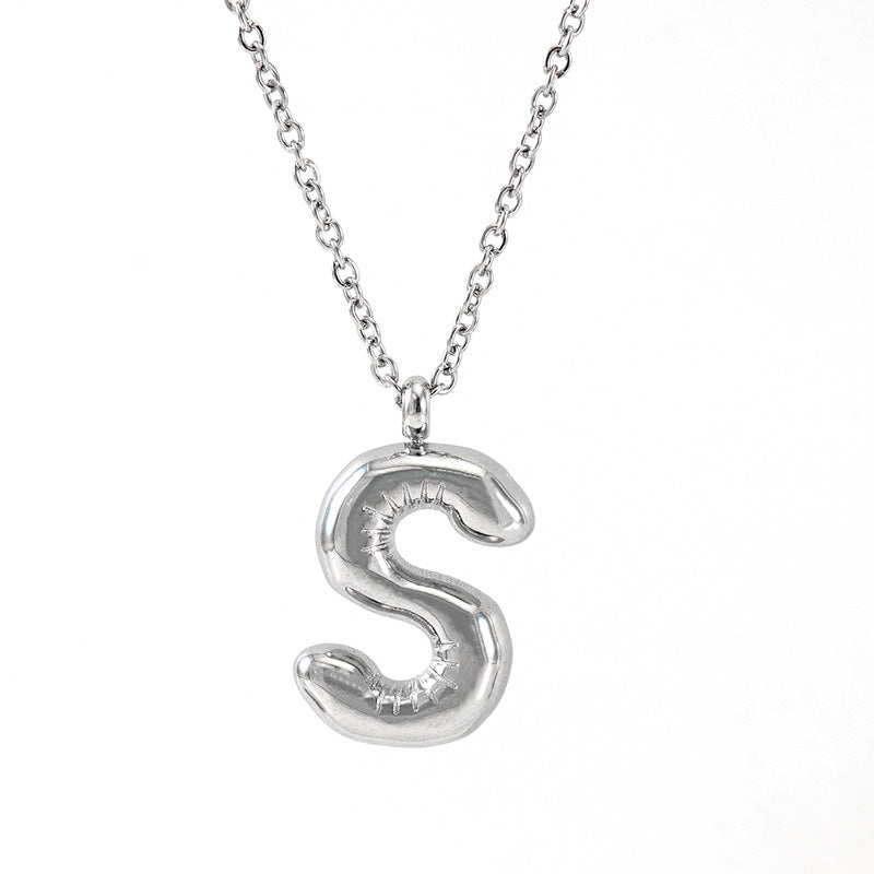 Bubble Letter Necklace