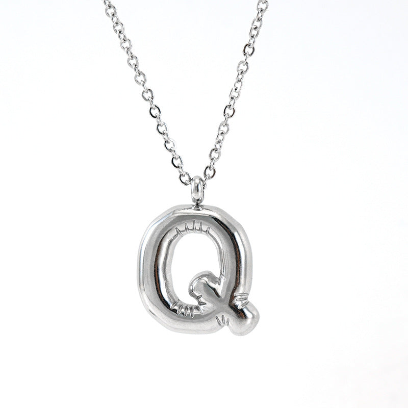 Bubble Letter Necklace