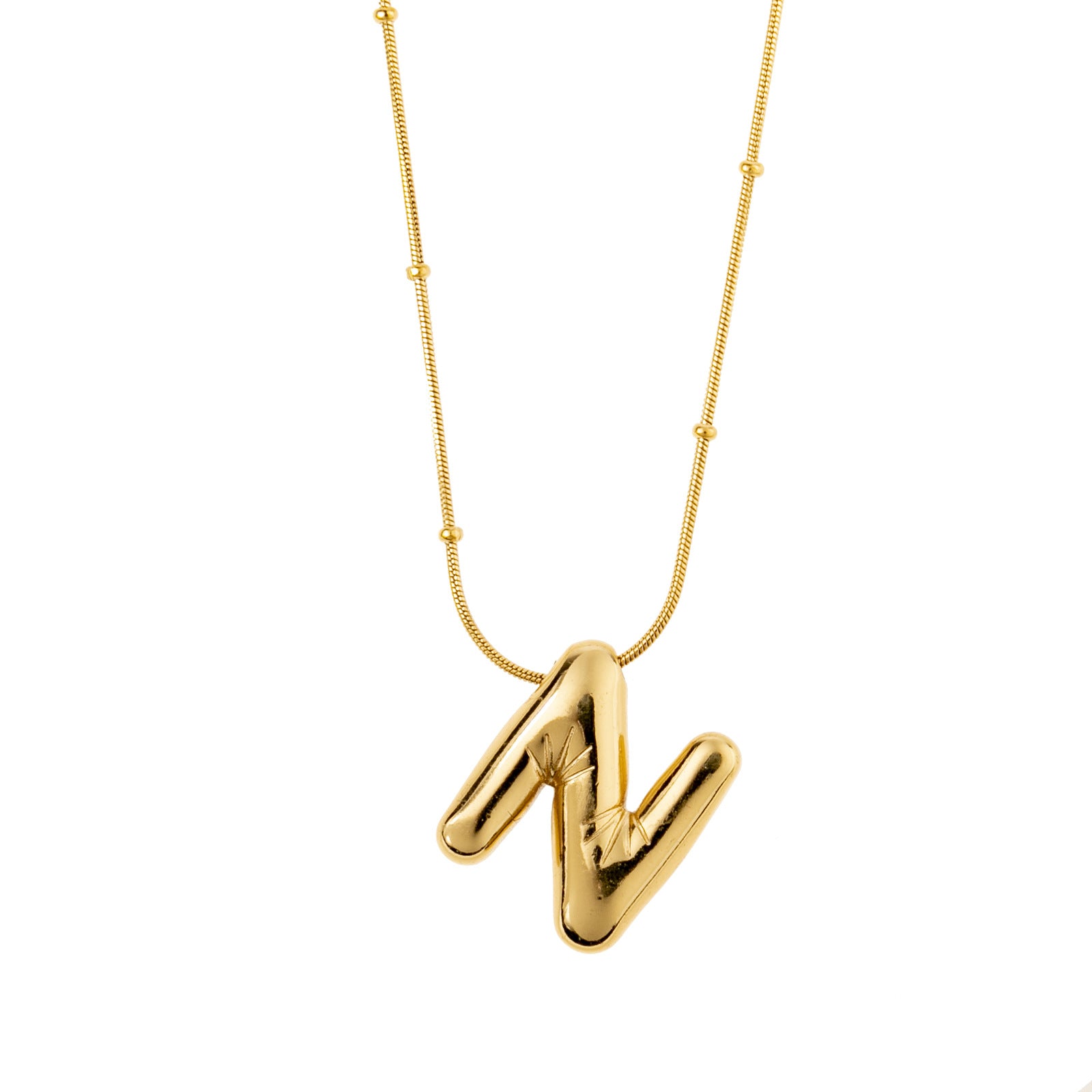 Bubble Letter Necklace