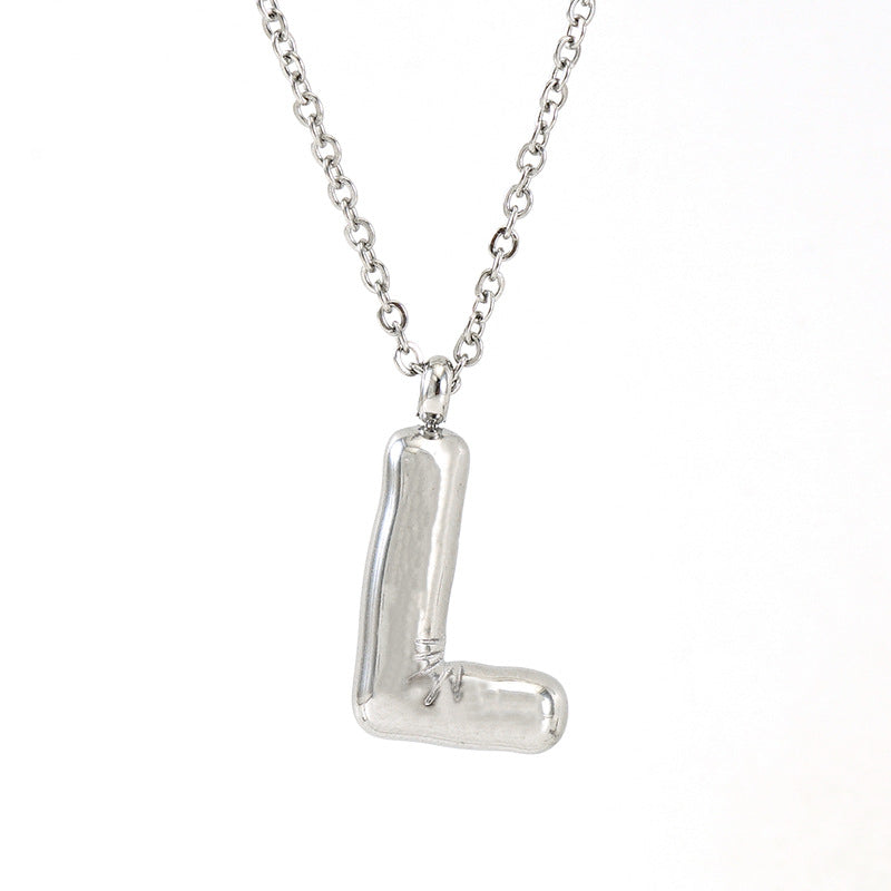 Bubble Letter Necklace