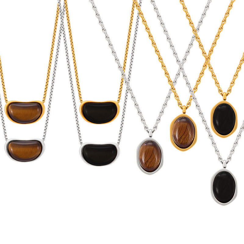 Tiger Eye Stone Necklace