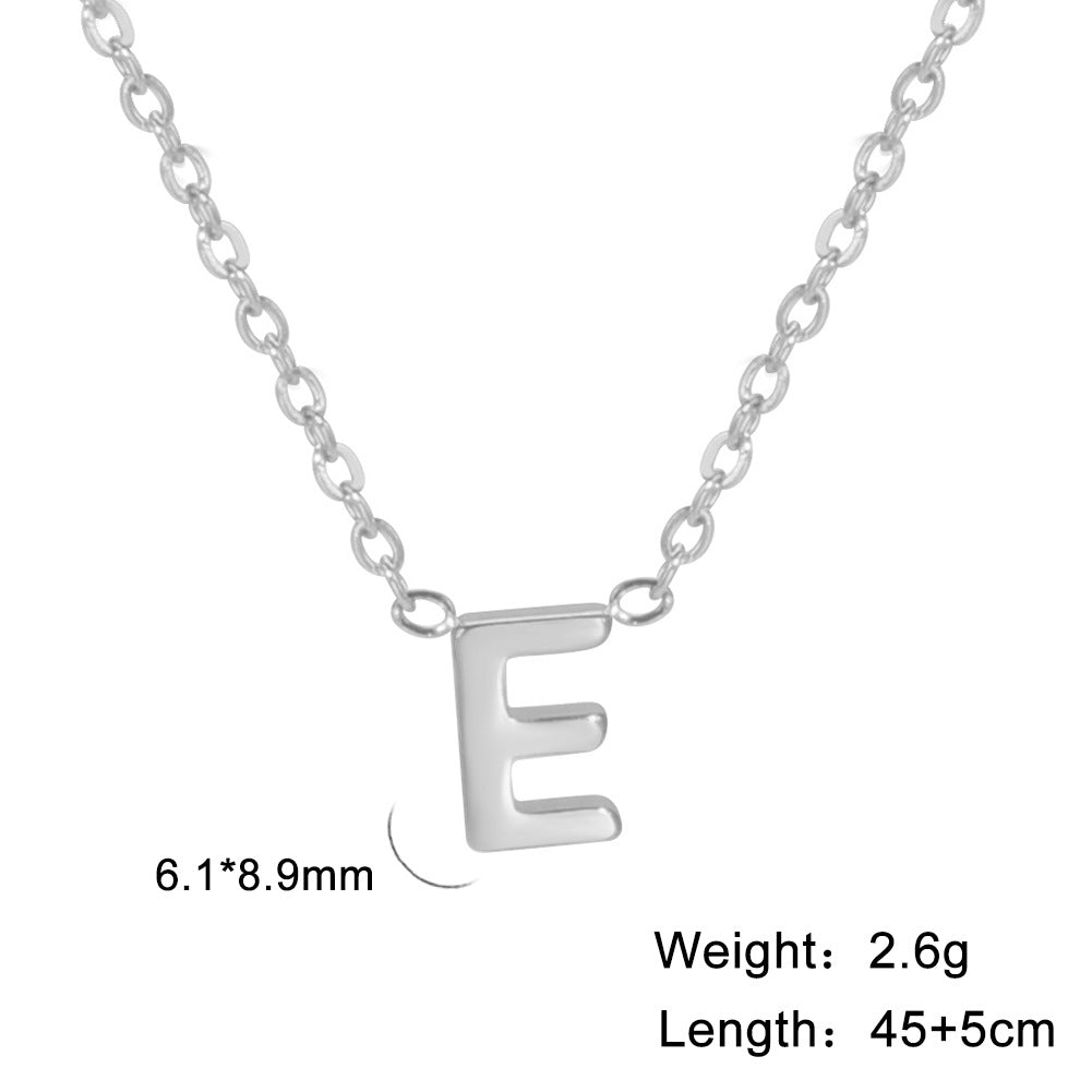 Simple Letter Necklace