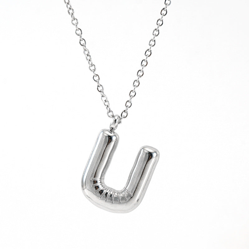 Bubble Letter Necklace