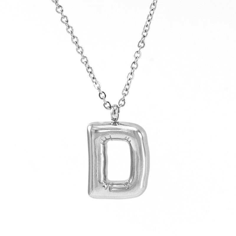 Bubble Letter Necklace