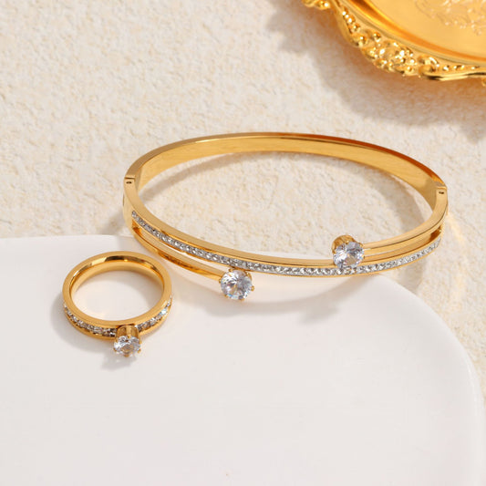 Diamond Combo Bracelet/Ring