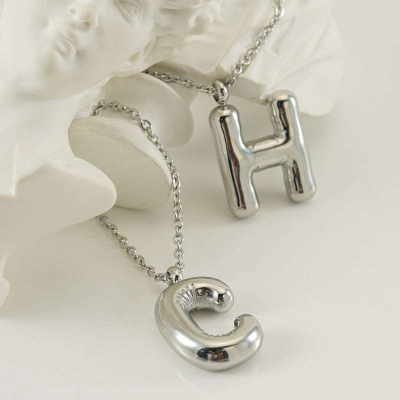 Bubble Letter Necklace