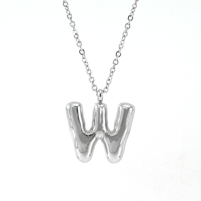 Bubble Letter Necklace