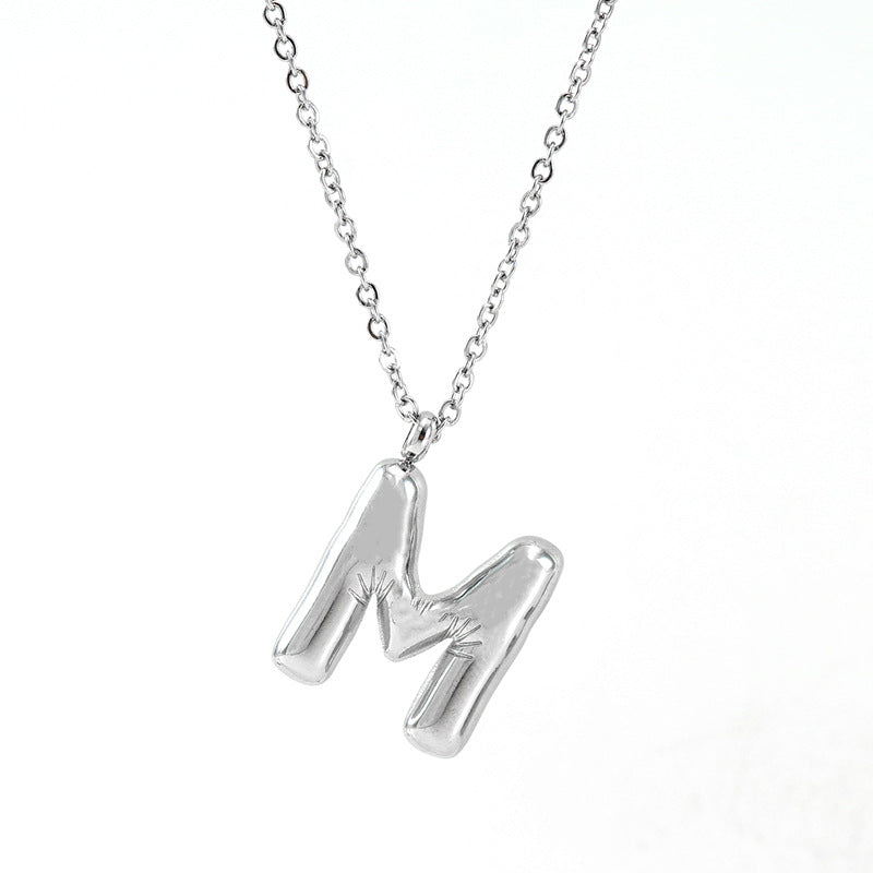 Bubble Letter Necklace