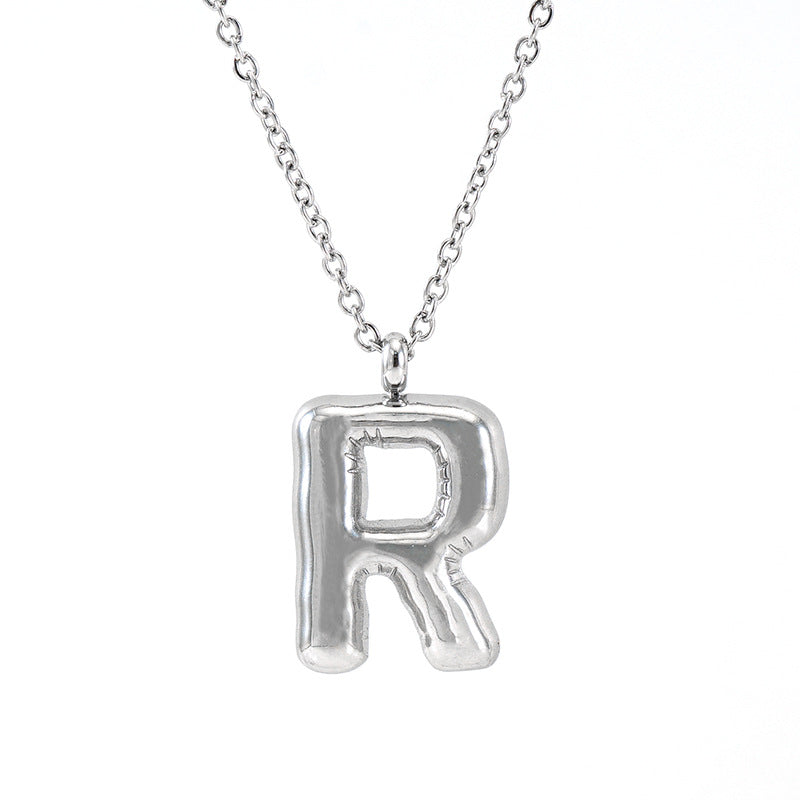 Bubble Letter Necklace