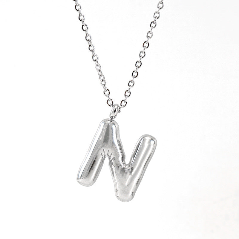 Bubble Letter Necklace