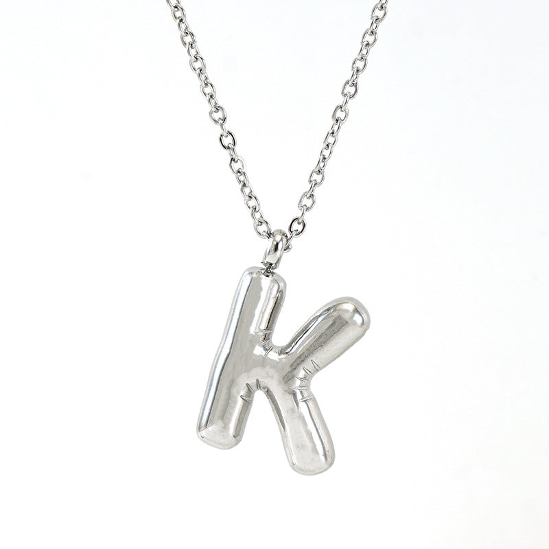 Bubble Letter Necklace