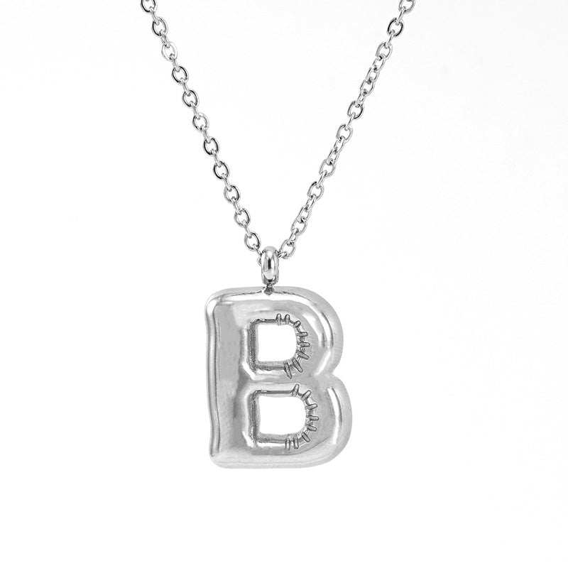 Bubble Letter Necklace