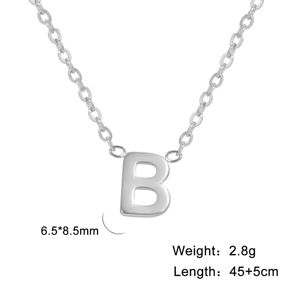 Simple Letter Necklace