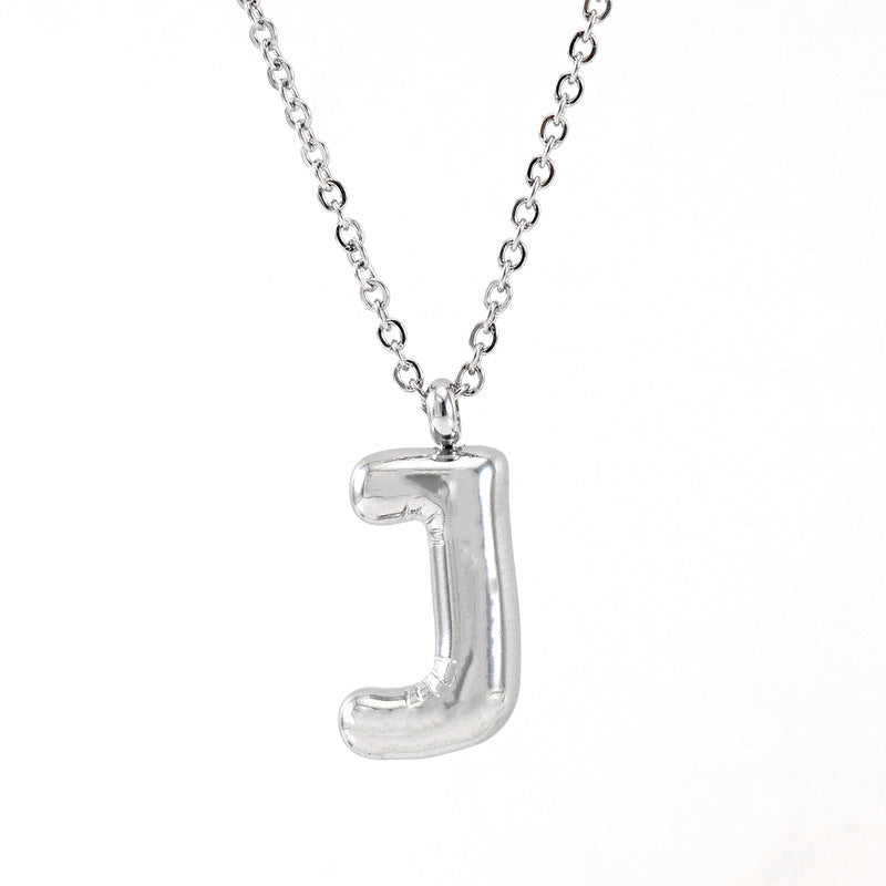 Bubble Letter Necklace