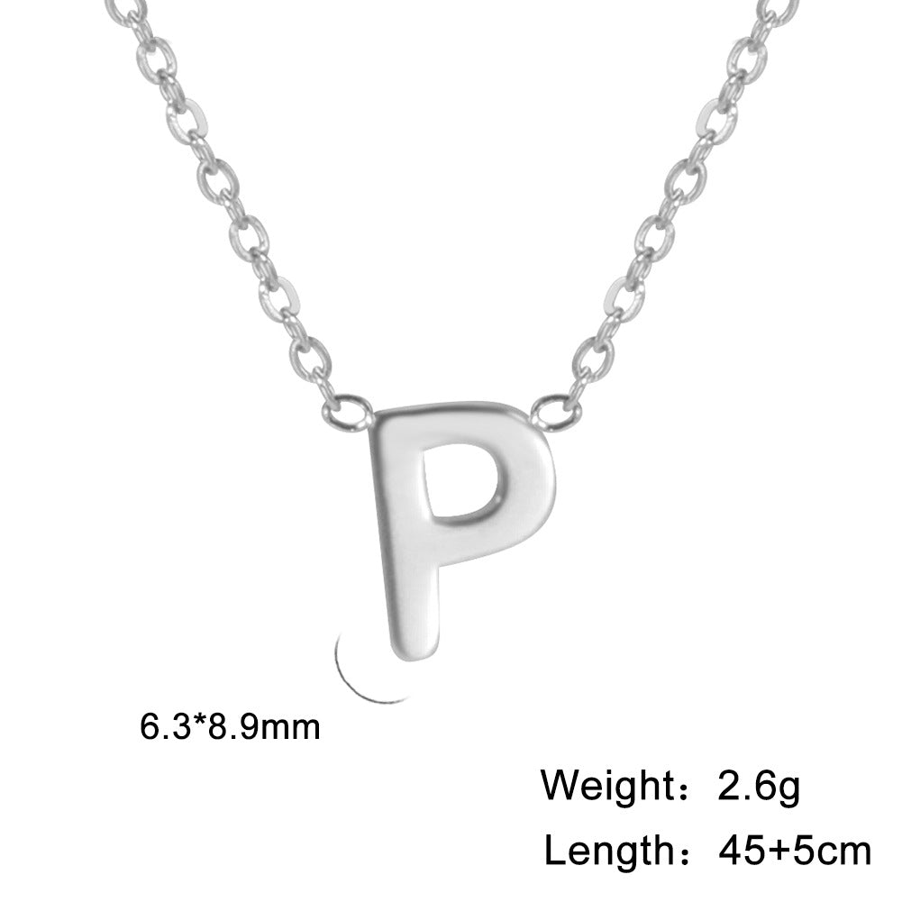 Simple Letter Necklace