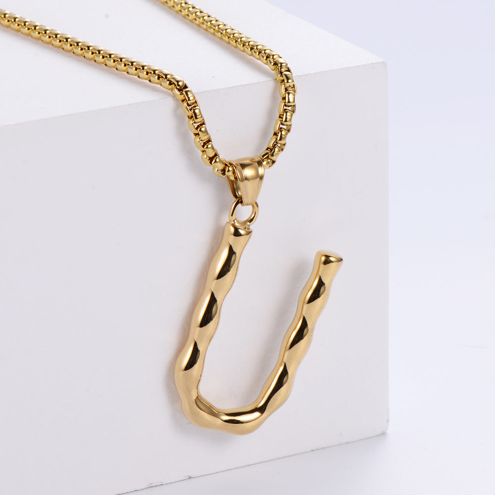 Big Letter Necklace (only pendant)