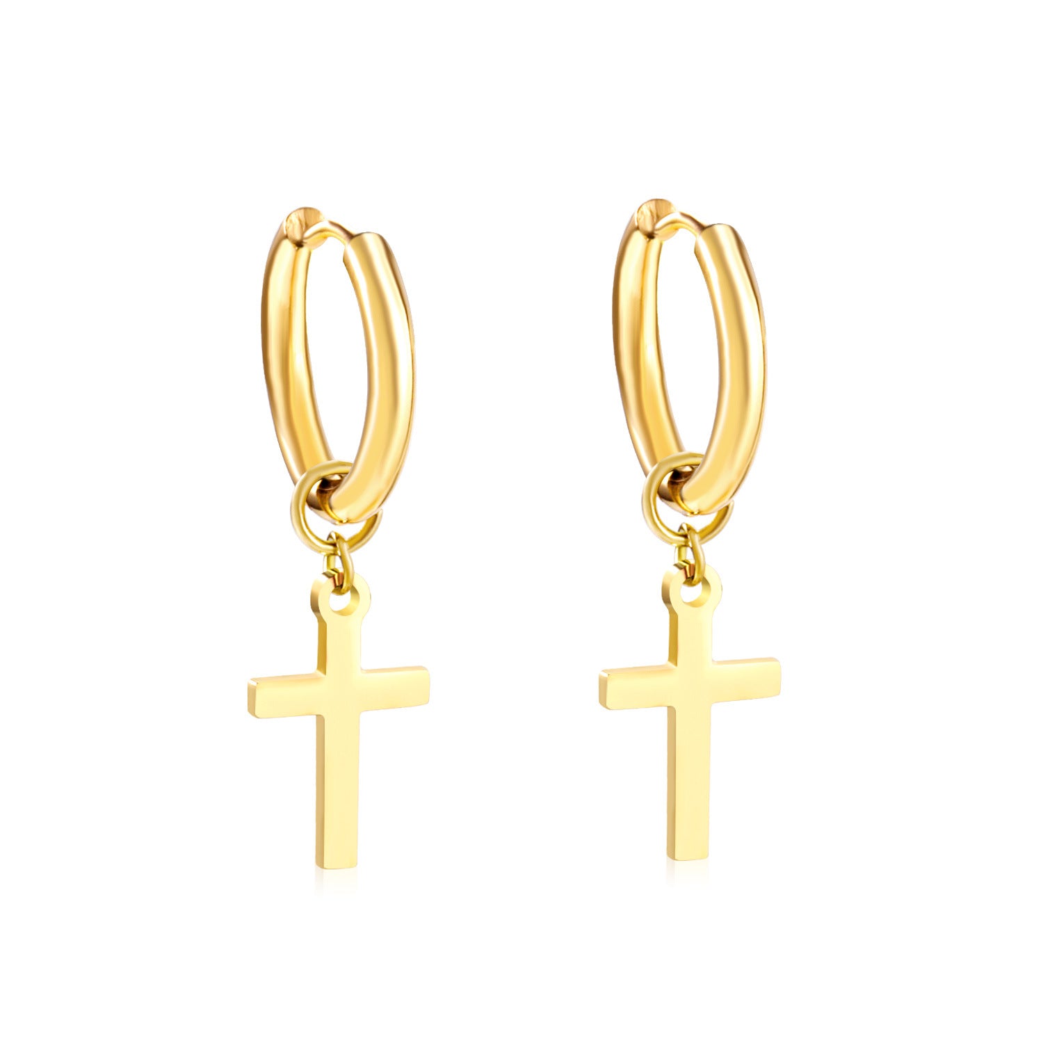 Cross earrings