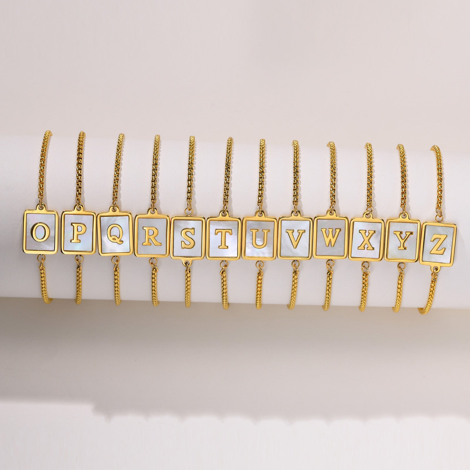 Block Letter Bracelet