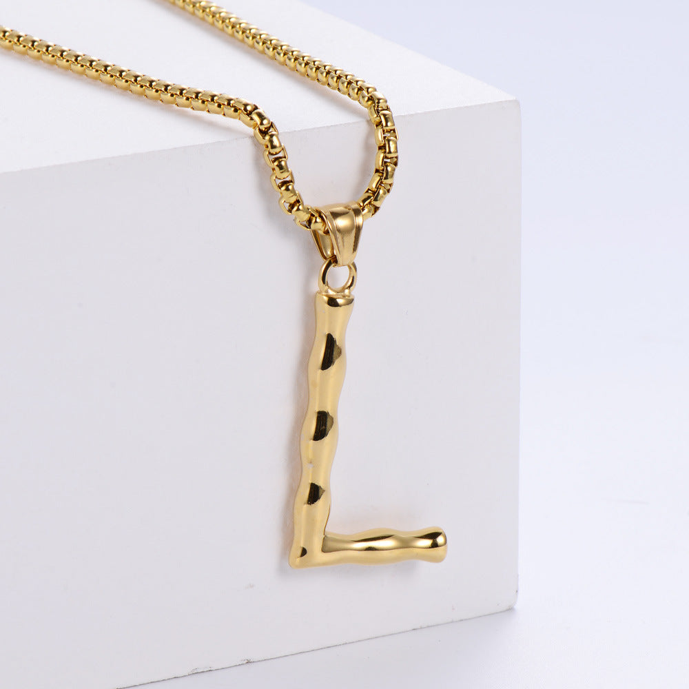 Big Letter Necklace (only pendant)