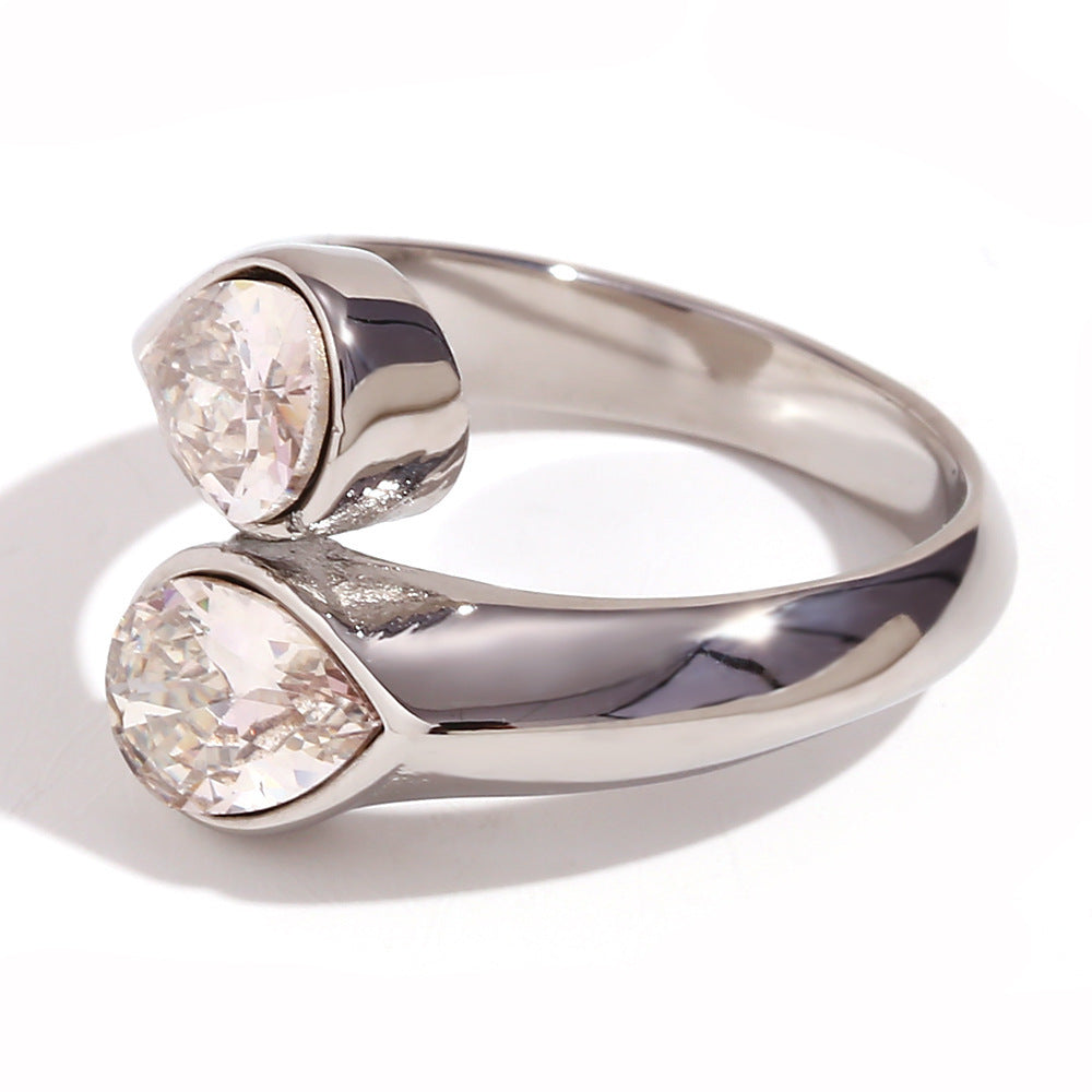 Double Diamond Ring