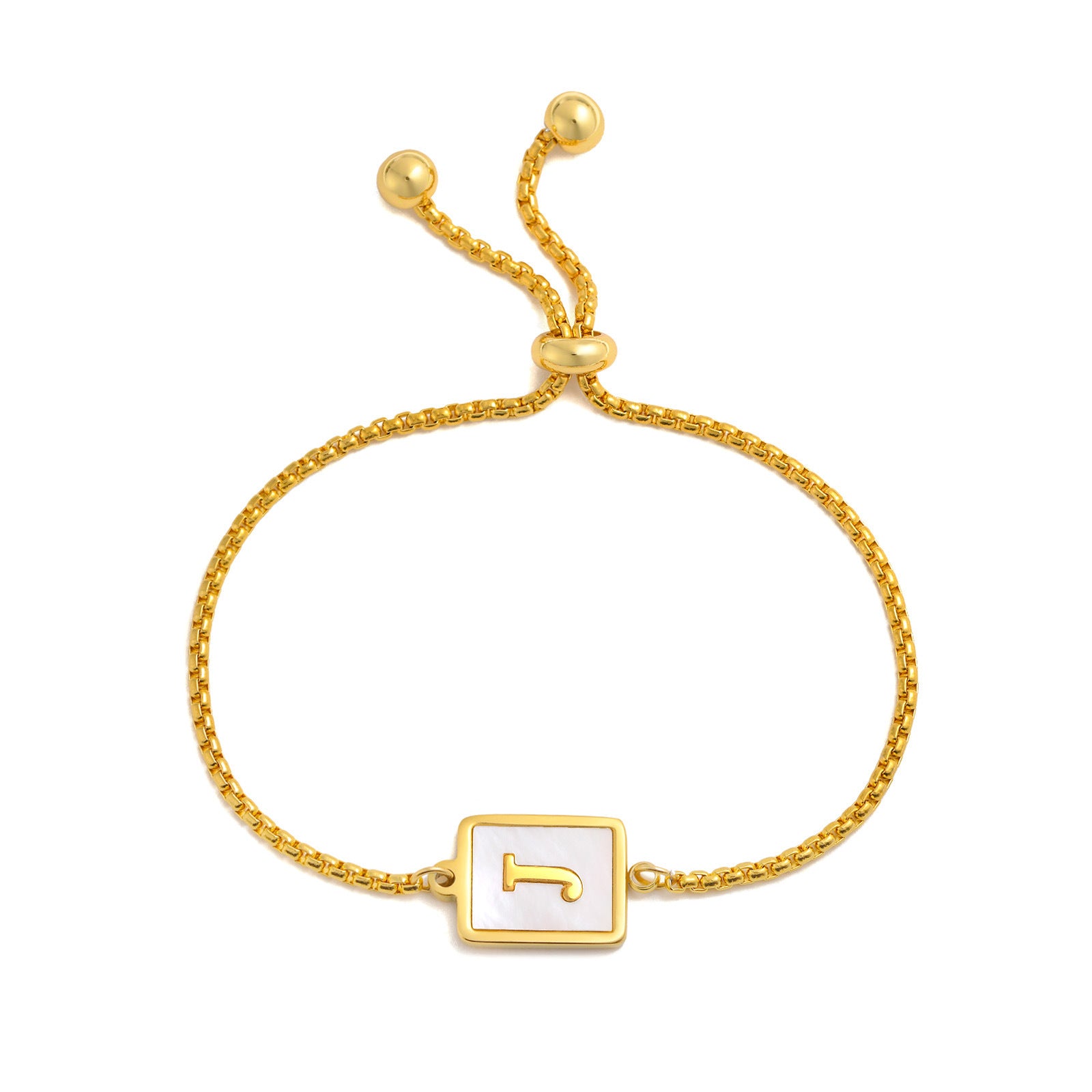 Block Letter Bracelet