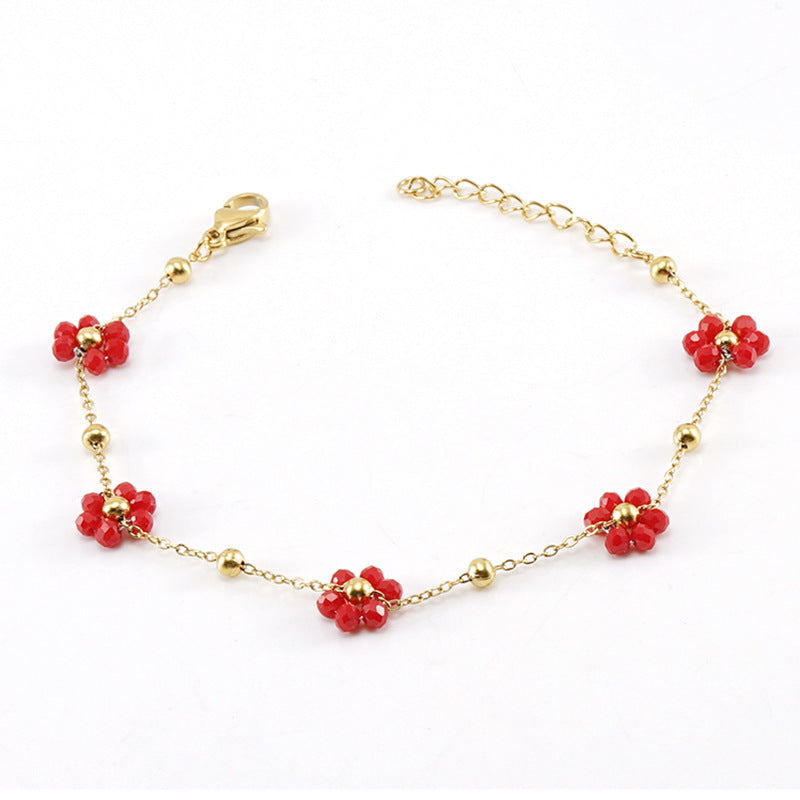 Mini Color Flowers Bracelet