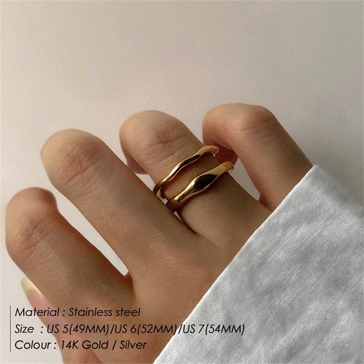 Wavy Irregular Ring