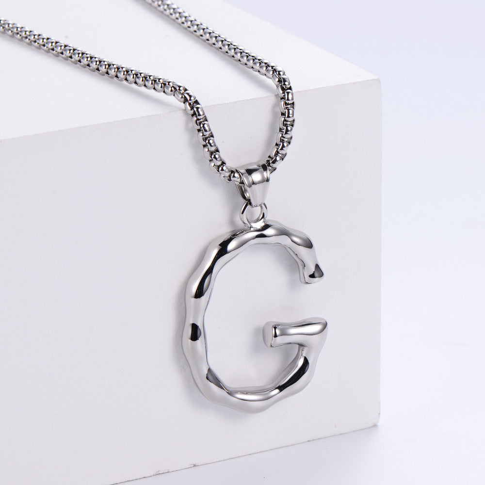 Big Letter Necklace (only pendant)