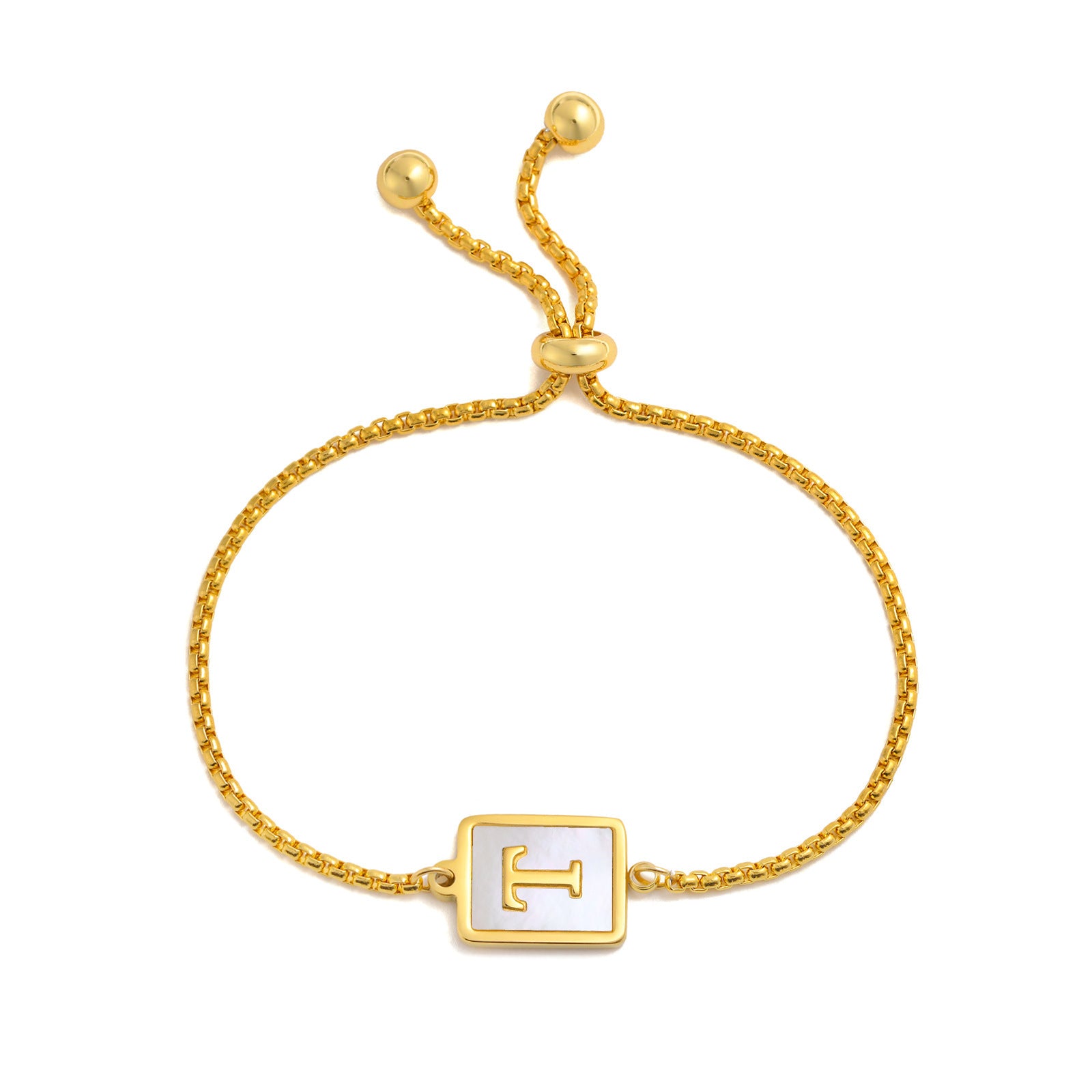 Block Letter Bracelet