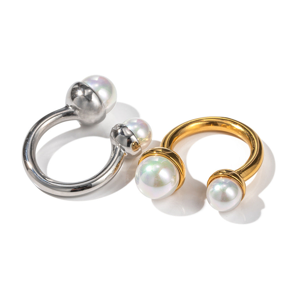 Dubble Pearl Ring