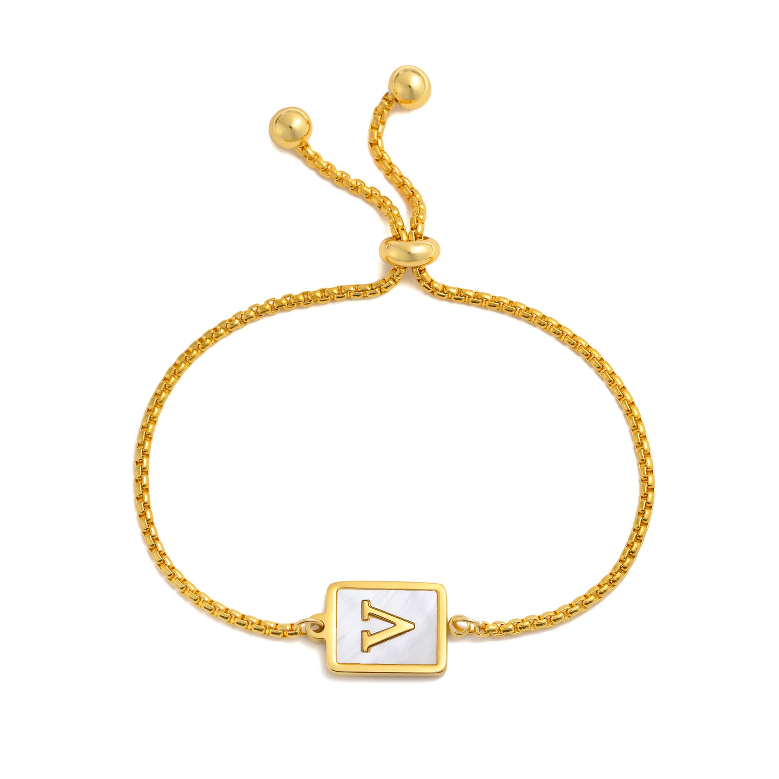 Block Letter Bracelet