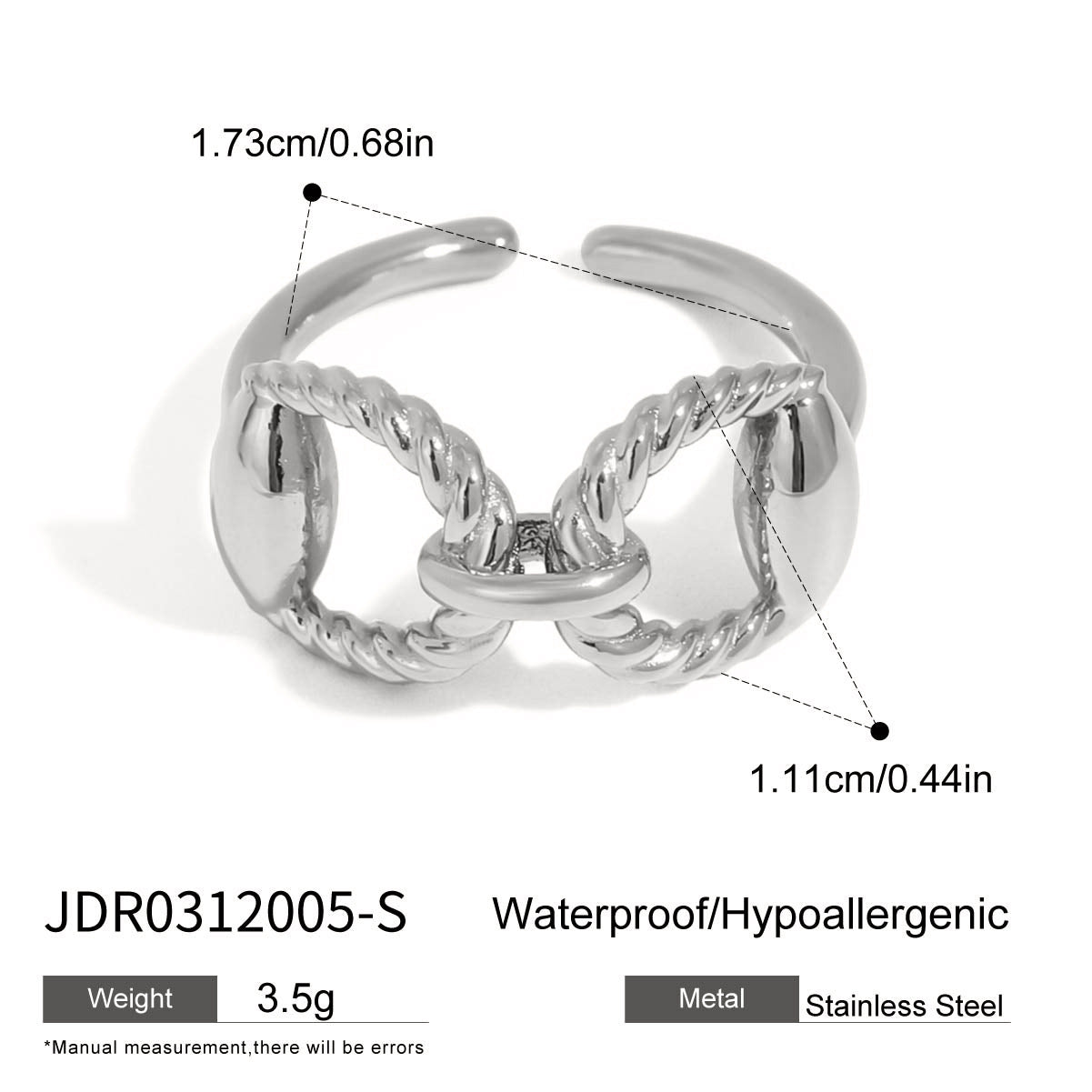 Steel Ring Titanium Steel No Fading