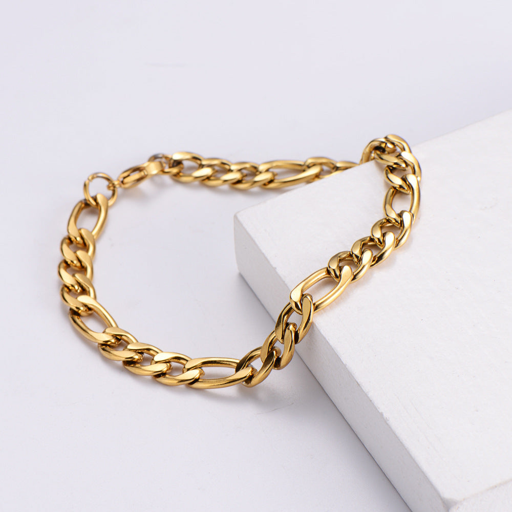 18k Gold Wrist Chain Bracelet