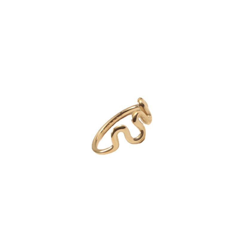 Curved Lines Ring