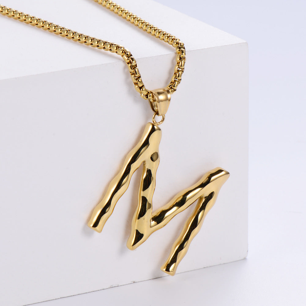 Big Letter Necklace (only pendant)