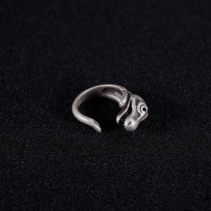 Dino Stainless Steel Ring