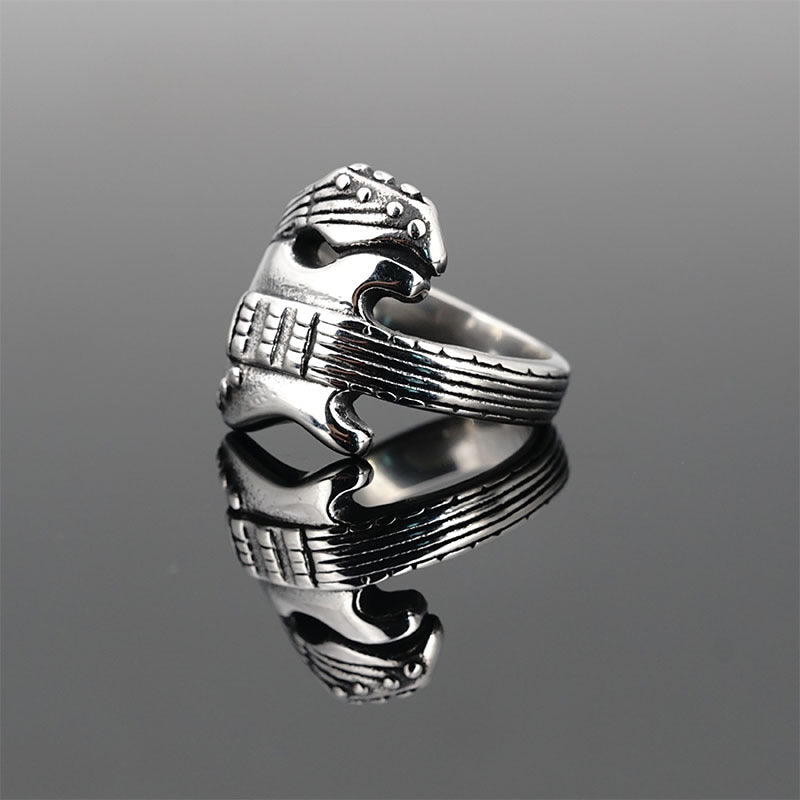 Guitar ring stainless steel